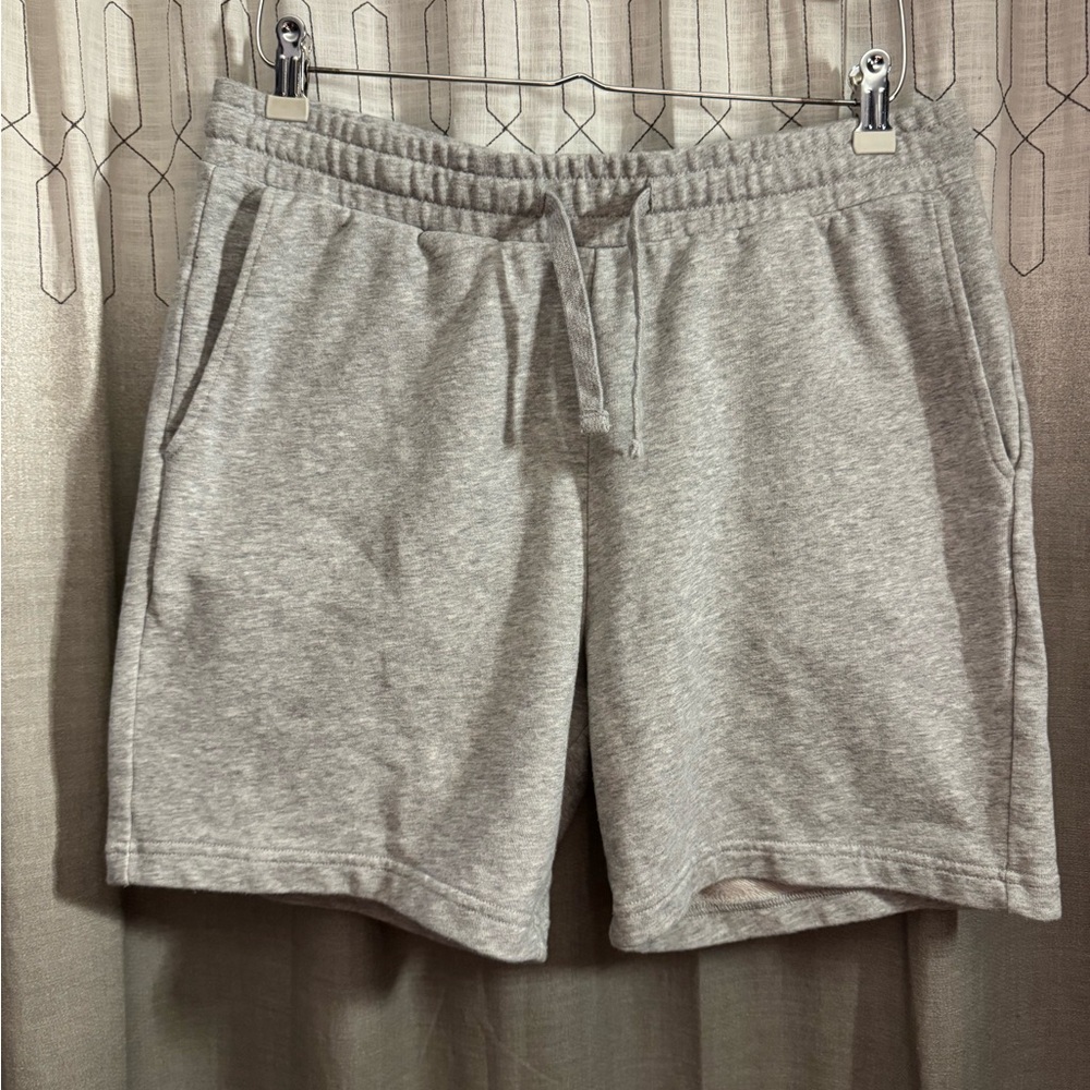 H&M Boys 9-14 Medium Regular Fit Coupe Standard Gray Sweat Shorts